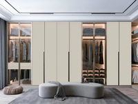 Garde-robe en alliage d'aluminium Imperméable, résistant à l'humidité et durable Vestiaire en aluminium Moderne Simple Personnalisation de la garde-robe