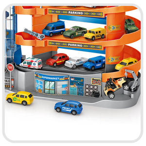 Los más vendidos juguetes de garaje de estacionamiento para niños estacionamiento eléctrico pistas de coche ciudad coche estacionamiento juguetes de garaje - Product Image 4