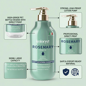 Masque capillaire à la menthe et au romarin, crème réparatrice en profondeur, acide hyaluronique pour <span class=keywords><strong>cheveux</strong></span> secs et crépus, <span class=keywords><strong>shampoing</strong></span> volumisant sans vapeur, 500 ml - Product Image 3
