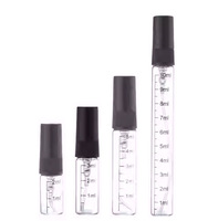 Échelle portable petit échantillon bouteille de tube de pulvérisation bouteilles vides en verre d'art de luxe pour Sub-Bottling-2ml de parfum tailles de 10ml polies