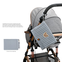 Sac à main de voyage pliable moderne en coton pur à imprimés animaliers avec fermeture à boucle