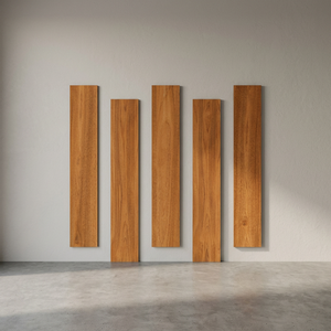 Baldosas de porcelana con aspecto de madera rústica London Natural de 20x120 cm, acabado mate para interiores contemporáneos - Product Image 3