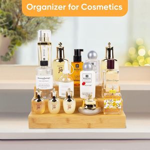Garde-manger étagère organisateur porte-bouteille d'<span class=keywords><strong>épices</strong></span> cuisine extensible armoire de <span class=keywords><strong>rangement</strong></span> en bambou - Product Image 5