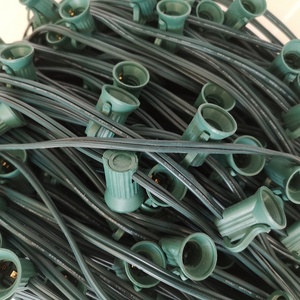 Dây đèn LED trang trí Giáng sinh thương mại <span class=keywords><strong>C9</strong></span>, cuộn 1000', khoảng cách 12 inch, dây xanh 18AWG SPT-1 SPT-2 - Product Image 4