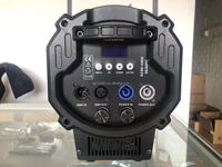 Projecteur LED COB 200W Fresnel à Zoom Manuel 3200K Contrôle DMX512 CRI Élevé 95 Indice de Protection IP33 pour Parc à Thème Studio TV Théâtre Vidéo