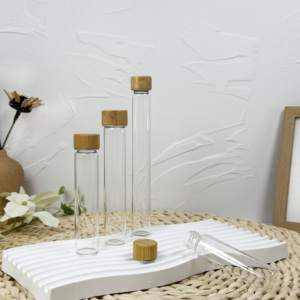 ขวดแก้วใสพร้อมฝาเกลียวอลูมิเนียมขนาด5มล. 6มล. 8มล. 10มล. 12มล. 15มล. 20มล. 25มล. 30มล. - Product Image 1