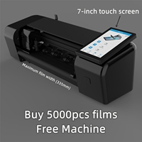 Machine de découpe intelligente de films hydrogel pour protecteurs d'écran, 16 pouces, coupes illimitées, offerte
