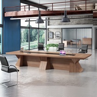 Wessexome — meuble de bureau moderne, table de réunion en bois, de bonne qualité, pour 12 personnes