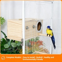 Nichoir professionnel en bois pour l'élevage des oiseaux, maison de nidification de luxe pour perruches, incubateur pour calopsites