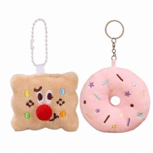 Porte-clés en peluche personnalisés à faible MOQ : Donut et animaux – Accessoires uniques et polyvalents - Product Image 1
