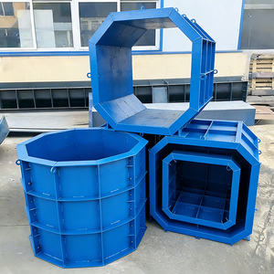 Molde para Alcantarilla de Hormigón, Molde de Acero para Pozo de Inspección de <span class=keywords><strong>Cemento</strong></span> Prefabricado para Proyectos de Drenaje de Alcantarillado, Tamaño Personalizado - Product Image 5