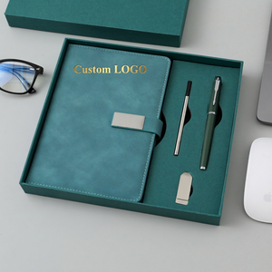 Nueva Libreta Creativa con Cubierta de Cuero/PU, Caja de Regalo, 100 Páginas, Tapa Dura, Logotipo Personalizado, Empaque Exquisito para Regalo Empresarial - Product Image 1