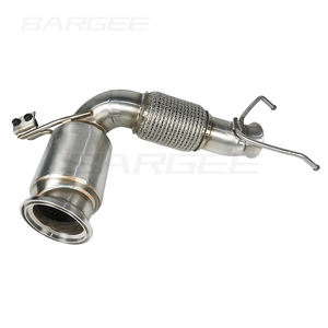 Bargee 3.5 pouces 304 acier inoxydable pour Bmw <span class=keywords><strong>Mini</strong></span> <span class=keywords><strong>Cooper</strong></span> <span class=keywords><strong>S</strong></span> F54 F55 <span class=keywords><strong>F56</strong></span> F57 F60 2.0T 2014-2018 tuyau de descente d'<span class=keywords><strong>échappement</strong></span> - Product Image 4