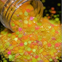 2026 Vente en gros de paillettes épaisses mates, fluorescentes et néon, de tailles variées, en vrac, pour l'artisanat de la résine et la décoration d'ongles