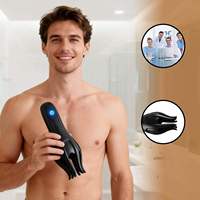 Vibrateur d'entraînement du gland en silicone pour hommes, masturbateur souple pour l'endurance, jouet sexuel pour l'auto-gratification masculine