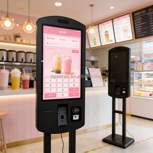 Terminal de point de vente 27 pouces, petit kiosque de libre-service double face, système POS Android 2K, support rotatif 32 pouces pour paiements Verifone - Product Image 6