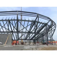 Del marco del espacio de celosía de acero estadio de estructura de acero de fútbol de techo de acero de estructura
