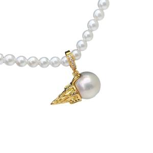 Accesorios de Perlas 31178DIY, Hebilla de Plata S925 para Colgante, Cuentas de 11-13 mm, Soporte Vacío, Hermoso Collar de Jade, Dijes para Colgantes DIY - Product Image 5