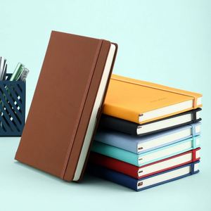 Libreta de Cuero con Logotipo Grabado, A4/A5/A6, Páginas Punteadas, Cierre Elástico, para Regalo Promocional o Empresarial - Product Image 1