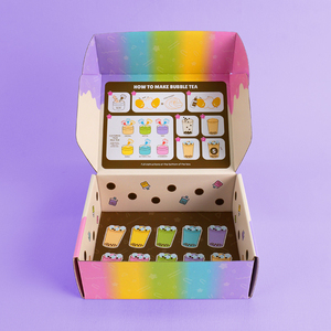 Nhà máy tùy chỉnh giấy bưu phẩm quà tặng vận chuyển hộp mạnh mẽ Matte giá rẻ đầy màu sắc hộp sóng bao bì với <span class=keywords><strong>logo</strong></span> - Product Image 6