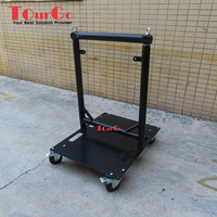 Support de treillis d'éclairage modulaire TourGo Truss pour tête mobile DJ en noir, pack trio