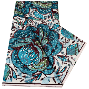 Tissu africain en coton véritable ciré, très populaire, avec pierres, de haute qualité, imprimé Ankara <span class=keywords><strong>doré</strong></span>, pour robe de fête - Product Image 6
