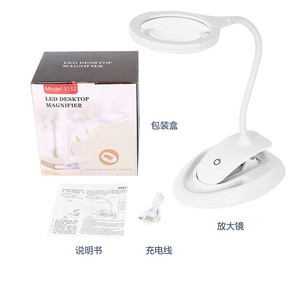 Bán Buôn Mới Có Thể Gập Lại Máy Tính Để Bàn Đèn Kính Lúp <span class=keywords><strong>5X</strong></span> Kính Lúp <span class=keywords><strong>Led</strong></span> Light - Product Image 5