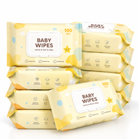 Lingettes pour bébé non parfumées, non tissées, 99,9% d'eau pure, douces, délicates, lingettes pour nouveau-nés, hypoallergéniques, soin de la peau des nourrissons