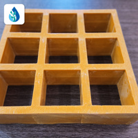 Marchepieds en plastique renforcé de fibres de verre, antidérapants, résistants aux produits chimiques, couleur personnalisée, grille moulée en PRV, vente en gros