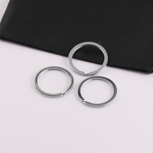 Anillos Planos de Metal Cromado de Varios Tamaños, Accesorios para Bolsos, Hebillas para Llaveros, Adornos - Product Image 2