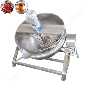 Pot with Scraper Agitator for Paste Sugar Syrup Making Machine Automatic Stirring Steam Jacketed - Product Image 5