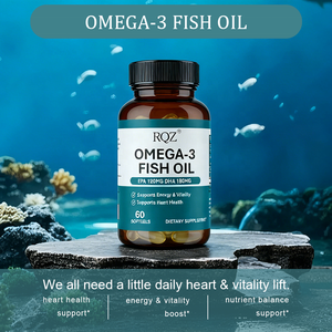 OEM Omega-3 Balık Yağı Yumuşak Jel Kapsülleri (EPA 120MG DHA 180MG)-Enerji Kalp Sağlığı Yetişkin Takviyesi 2 Yumuşak Jel Kapsül İçilen Meşrubatın İçerdiği Bir Şekilde Bir Servis İçerir - Product Image 3