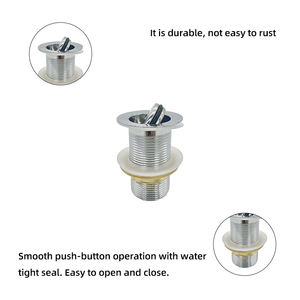 <span class=keywords><strong>Scarico</strong></span> per Lavelli da Bar in Acciaio Inox, Drenaggio Efficiente <span class=keywords><strong>Salvaspazio</strong></span> Senza Troppopieno - Product Image 6