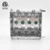 Caja de Conexiones de Acero Galvanizado de 2 Salidas, Nivel de Protección Modelo 2304-LHTQ-2, Cajas para Dispositivos Eléctricos