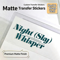 Pegatinas de Cristal, Pegatinas Transferibles, Etiquetas Personalizadas para Productos, Pegatinas para Tazas de Café, Botellas de Vino, Tazas de Té con Leche, Personalización