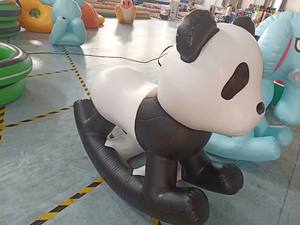 Dessin animé créatif eau jouet gonflable PVC enfants cheval à bascule gonflable jouet animal chaise à bascule - Product Image 5