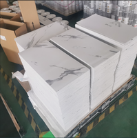 Jinyi Aufkleber aus Marmor Muster abnehmbare Luxus Vinyl Flexible Fliesen Wohnzimmer Büro Peel And Stick Kleber Boden