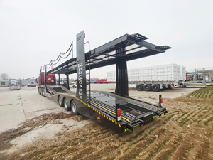 Porte-voitures à deux étages, 3 essieux, semi-remorque, <span class=keywords><strong>camion</strong></span> en acier pour le transport de voitures - Product Image 5