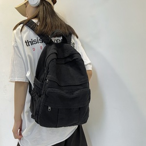 Zaino in tela Vintage Unisex di nuova moda con Logo personalizzato zaino da viaggio di grande capacità per studenti zaino da donna scuola portatile - Product Image 5