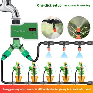 Rooftop Terrace Container Garden Watering System Automatic <b>Timer</b> Drip Irrigation Kit Water Saving Design Urban - Product Image 2