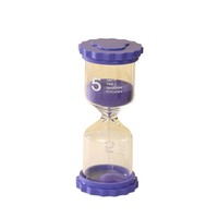 Nouvelle Horloge Créative en Verre Faite à la Main, Minuteur de Sable Coulant Macaron Mignon, Décoration de Bureau Rotative Moderne – Vente en Gros