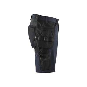 BLAKLADER - 152016458699C60 Craftsman shorts 4-way <b>stretch</b> Dark navy/<b>Black</b> - EAN 7330509826355 <b>WORK</b> <b>TROUSERS</b> <b>WORK</b> SHORTS - Product Image 3