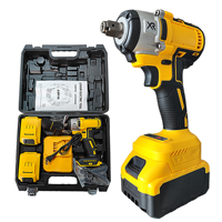 Clé dynamométrique électrique sans fil industrielle portable 21V à moteur sans balais 350N.M, alimentée par batterie lithium-ion, entraînement 1/2, 500W