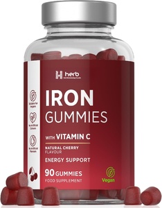 Suplemento de gomitas de hierro privadas personalizadas OEM /ODM para mujeres y hombres Vitaminas gomosas de hierro de gran sabor con gomitas de hierro de vitamina C - Product Image 1