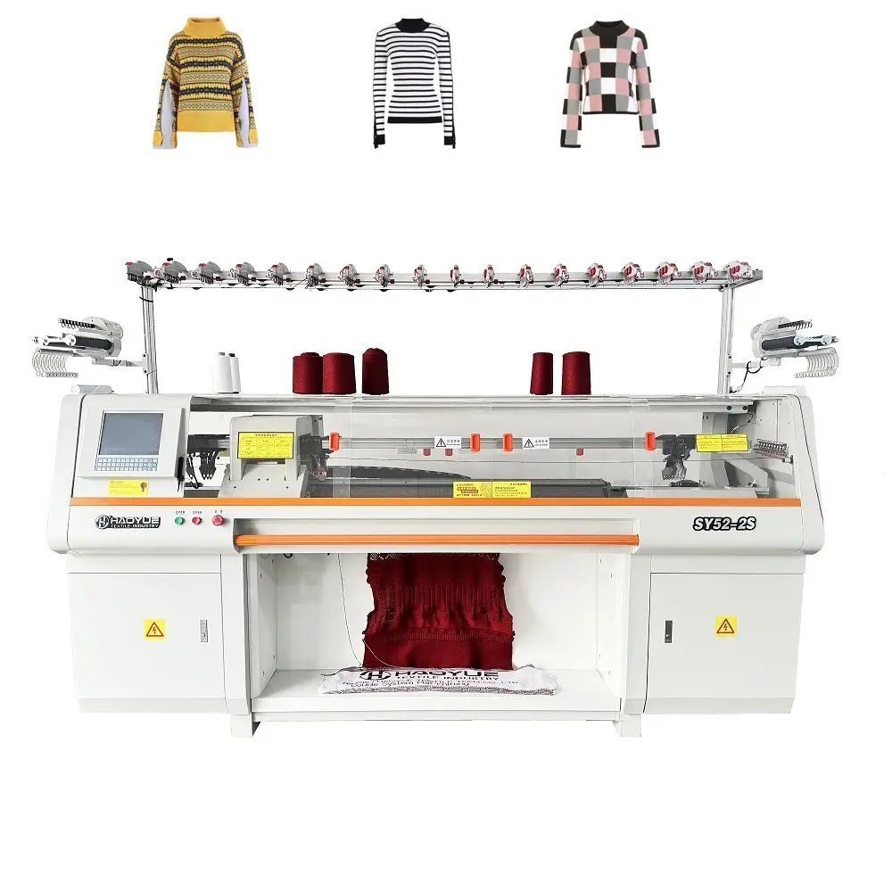 2024 Nouveau modèle Machine à tricoter plate informatisée Prix pour pull