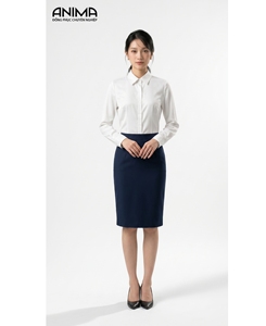 Camisas de Trabajo de Manga Larga Personalizadas para Mujer con Bordado de Logotipo, Uniformes de Oficina, Proveedor de Uniformes Formales para Negocios, OEM - Product Image 1