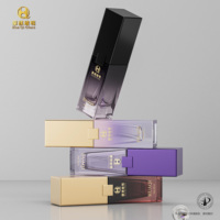 Bouteille à pompe pour fond de teint cosmétique de 30ml Emballage cosmétique pour soins personnels Bouteille en verre pour fond de teint carré de 30ml