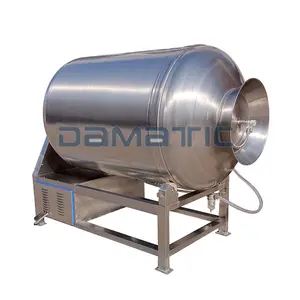 Stainless Steel Chicken Marinade Rotary Tumbler Vacuum Marinating Tumbling Machine Food Equipment 50kg Drum Mixer With Vacuum