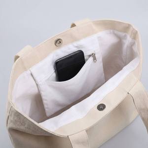 Sac fourre-tout en toile personnalisé brodé, grande capacité, poignées renforcées, vert, vente en gros, pour boutique, voyage, travail, en tissu recyclable - Product Image 6