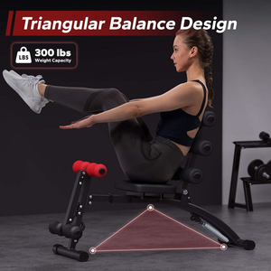CZFIT Factory Best Seller Multi-Functional Adjustable Sit up <b>Ab</b> Trainer <b>Ab</b> Workout <b>Bench</b> Exercise Chair for Home Gym Unisex - Product Image 3